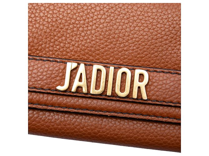 Borsa a tracolla JAdior in pelle di vitello marrone Dior - vista 5