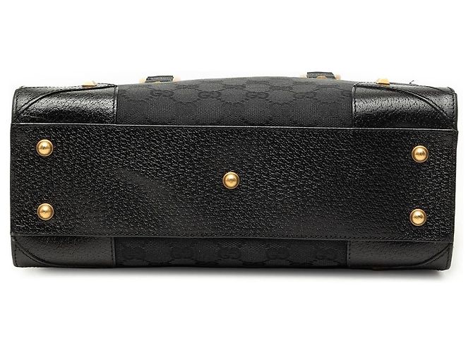 Borsa Gucci GG Canvas Nailhead nera Nero - vista 3