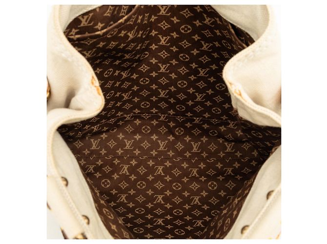 Tote Globe Shopper della linea Cruise Louis Vuitton beige MM - vista 4