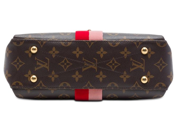 Borsa Satchel Louis Vuitton Monogram Georges BB Marrone - vista 3