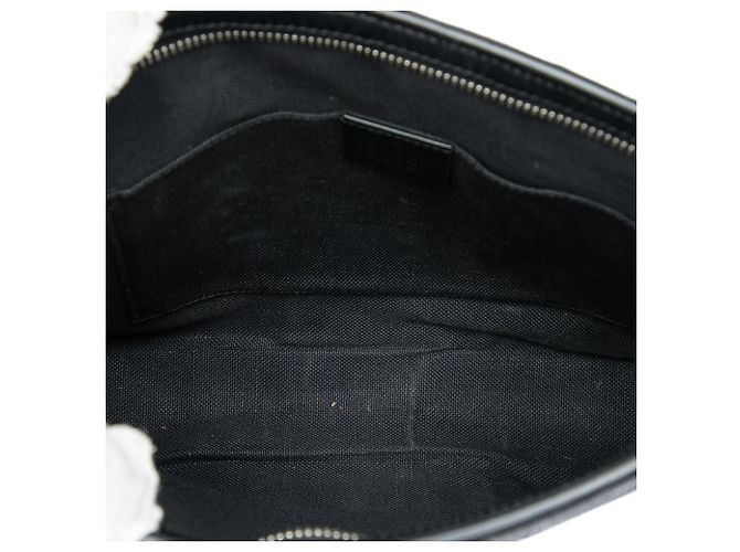Clutch Gucci GG Supreme Web nera Nero - vista 4