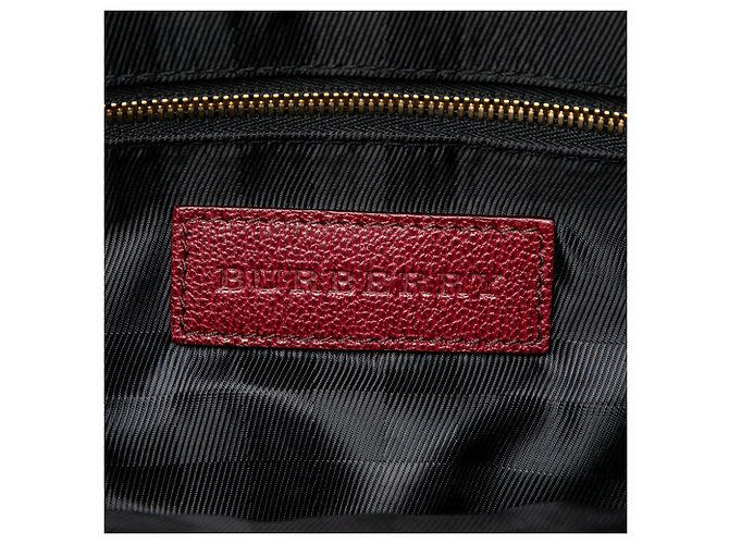 Roter Burberry Bartow Satchel aus Leder - Ansicht 5