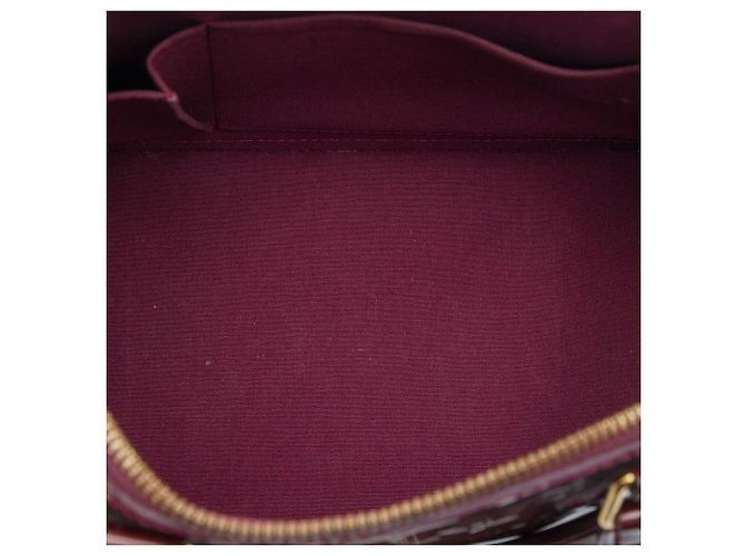 Borsa Louis Vuitton Monogram Vernis Alma PM rossa Rosso - vista 4