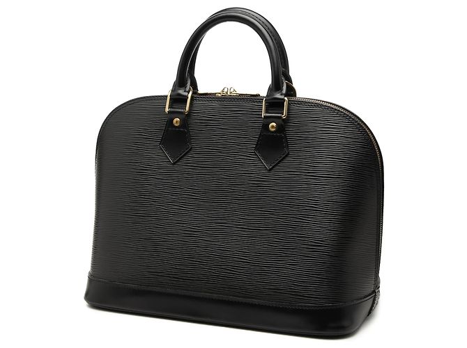 Borsa Louis Vuitton Epi Alma PM Nera Nero - vista 2