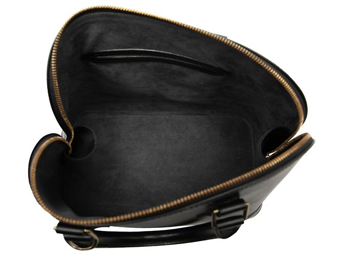 Borsa Louis Vuitton Epi Alma PM Nera Nero - vista 4