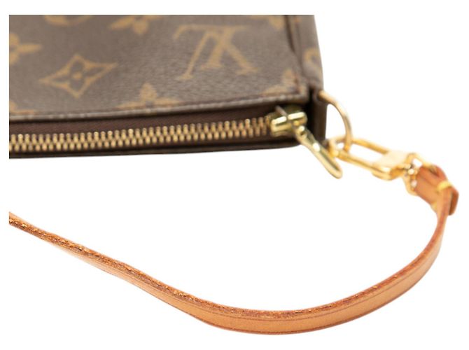 Borsa a tracolla Louis Vuitton Monogram Pochette Accessoires marrone - vista 6