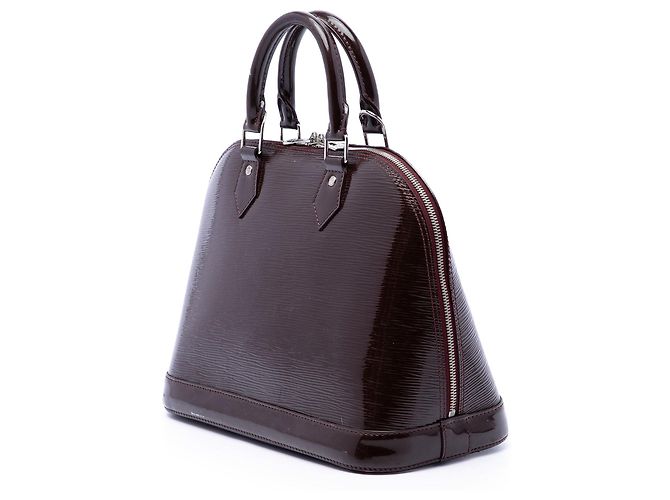 Borsa Louis Vuitton Electric Epi Alma PM viola Porpora - vista 2