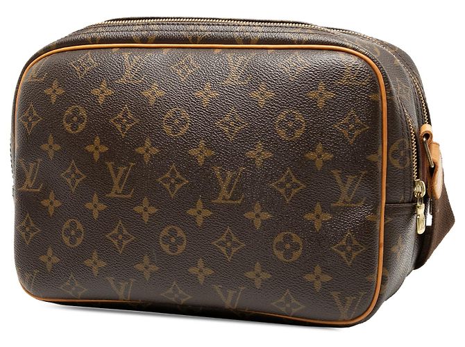 Bolso bandolera Louis Vuitton Monogram Reporter PM marrón Castaño - vista 2