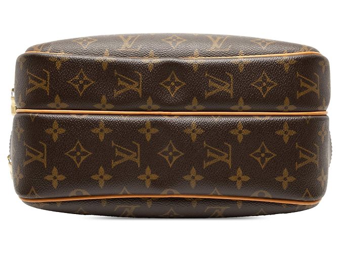 Bolso bandolera Louis Vuitton Monogram Reporter PM marrón Castaño - vista 3