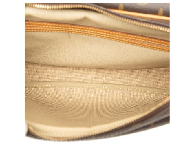 Bolso bandolera Louis Vuitton Monogram Reporter PM marrón Castaño - vista 4