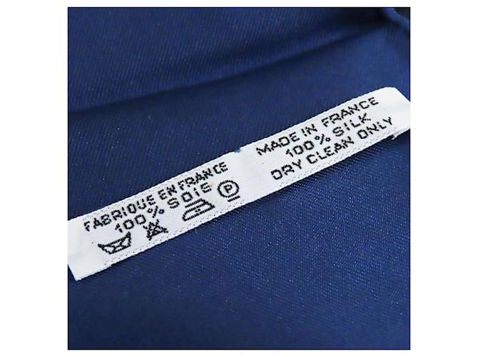 Hermès Sciarpa in seta blu Memoire d Hermes 90 - vista 2