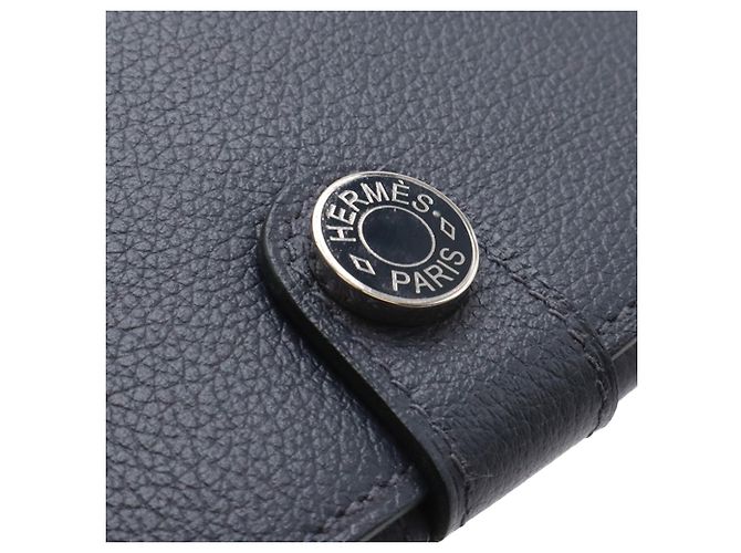 Hermès Evergrain RMS Toutenmain Reisepasshülle Blau - Ansicht 4