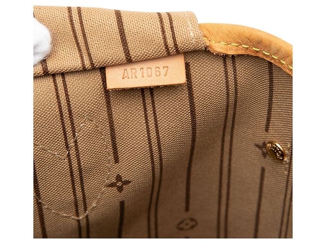 Borsa Tote Louis Vuitton Monogram Neverfull MM marrone - vista 6