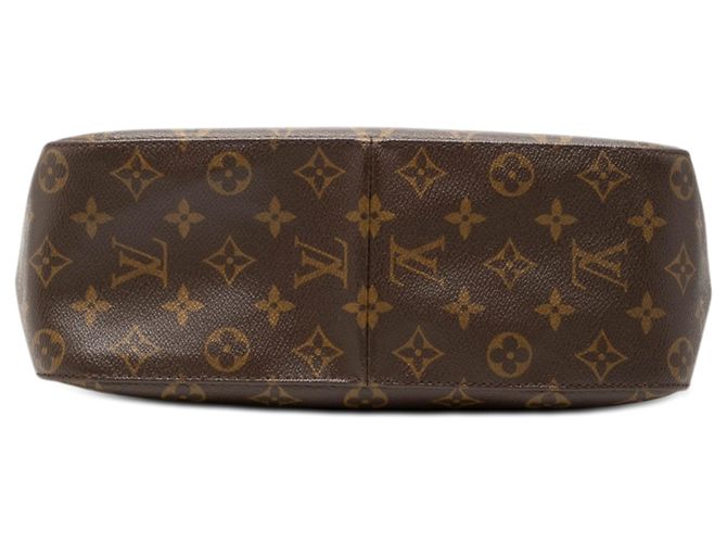 Borsa a tracolla Louis Vuitton Monogram Looping GM marrone - vista 3