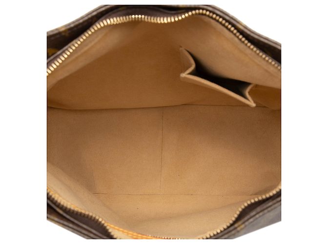 Borsa a tracolla Louis Vuitton Monogram Looping GM marrone - vista 4