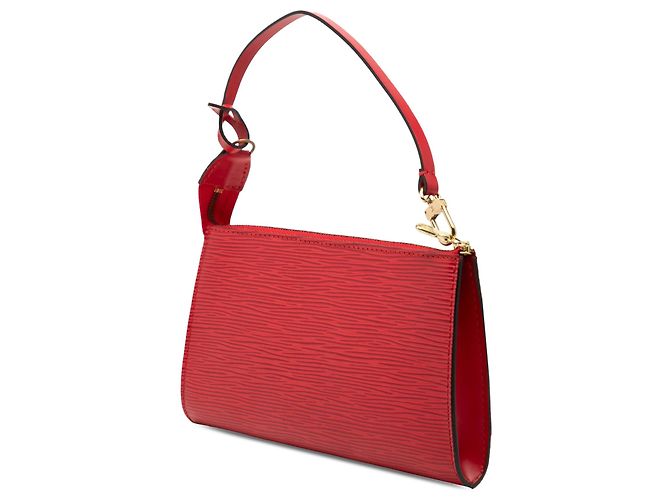 Borsa a tracolla Louis Vuitton Epi Pochette Accessoires rossa Rosso - vista 2