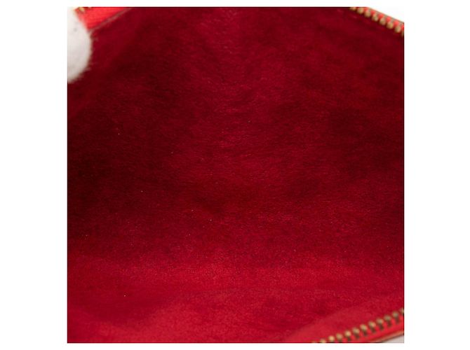 Borsa a tracolla Louis Vuitton Epi Pochette Accessoires rossa Rosso - vista 4