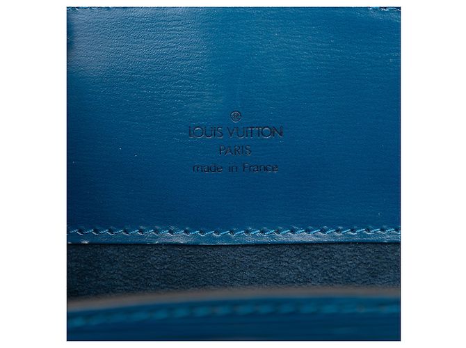 Borsa a tracolla Louis Vuitton Epi Cluny blu - vista 5