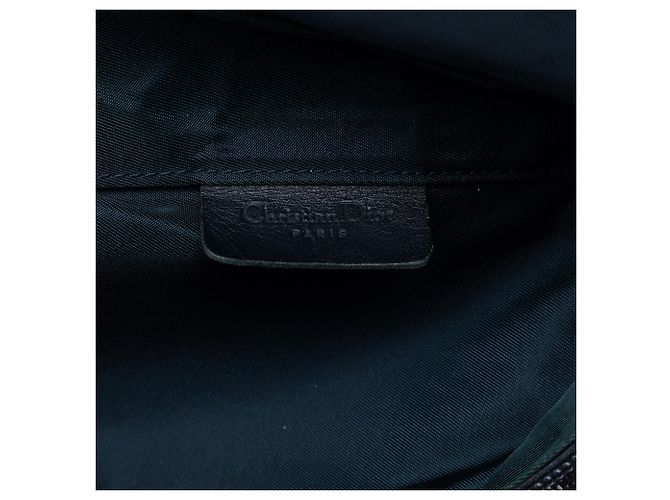 Pochette Saddle in tela Diorissimo blu Dior - vista 5