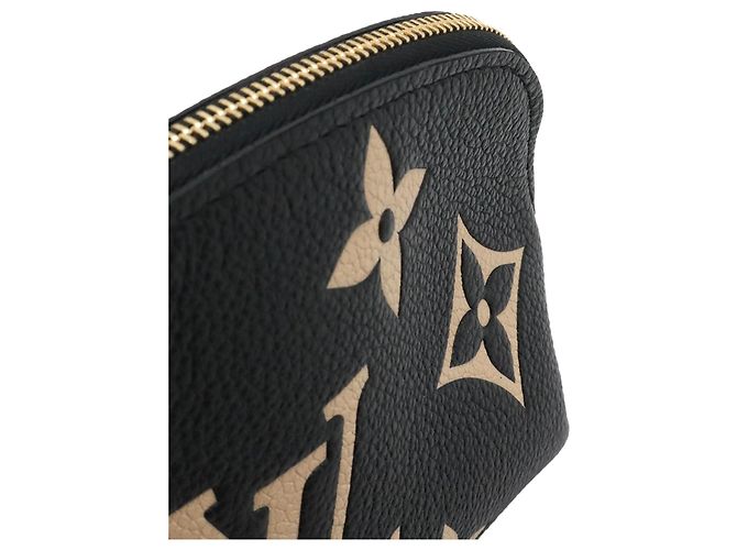 Pochette cosmetici Louis Vuitton Bicolor Monogram Empreinte Giant nero - vista 6