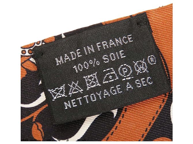 Hermès Festival des Amazones Bandana Seide Twilly Schal Braun - Ansicht 2