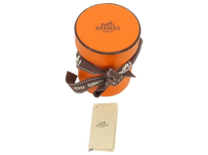 Hermès Festival des Amazones Bandana Seide Twilly Schal Braun - Ansicht 9