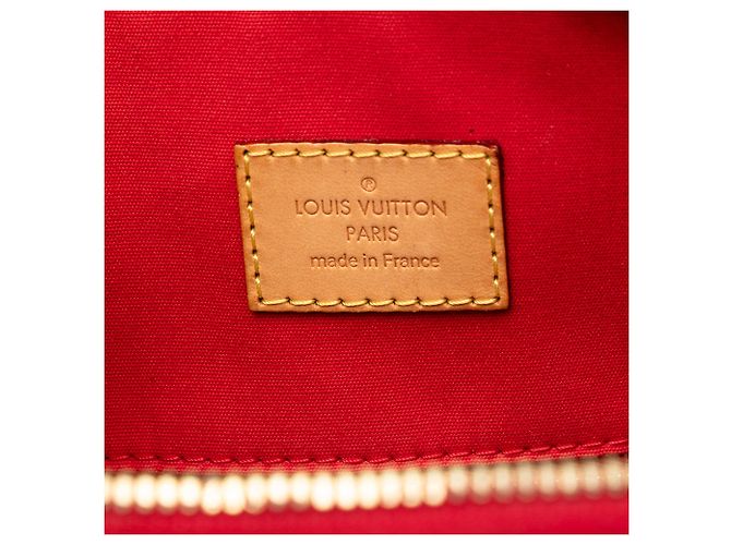 Borsa Louis Vuitton Monogram Vernis Lockit PM rossa Rosso - vista 5