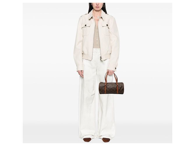 Borsa Louis Vuitton Monogram Papillon 30 marrone - vista 7