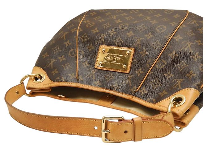 Borsa a tracolla Louis Vuitton Monogram Galliera PM marrone - vista 15
