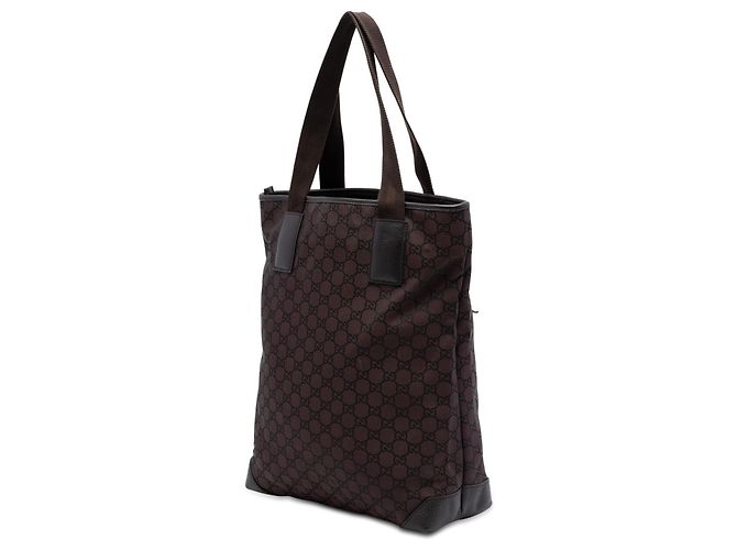 Tote in tela GG Canvas marrone Gucci - vista 2