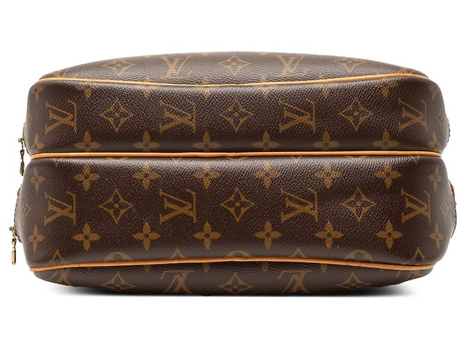 Borsa a tracolla Louis Vuitton Monogram Reporter PM Marrone - vista 3