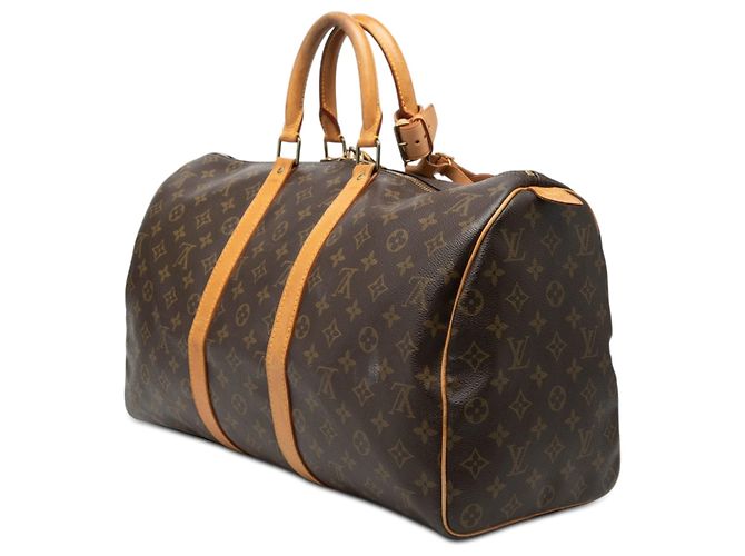 Borsa da viaggio Louis Vuitton Monogram Keepall 45 marrone - vista 2