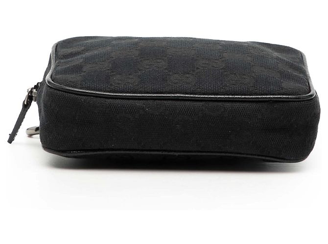 Borsa a tracolla Gucci GG Canvas nera Nero - vista 3