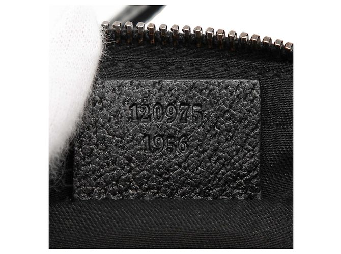 Borsa a tracolla Gucci GG Canvas nera Nero - vista 6