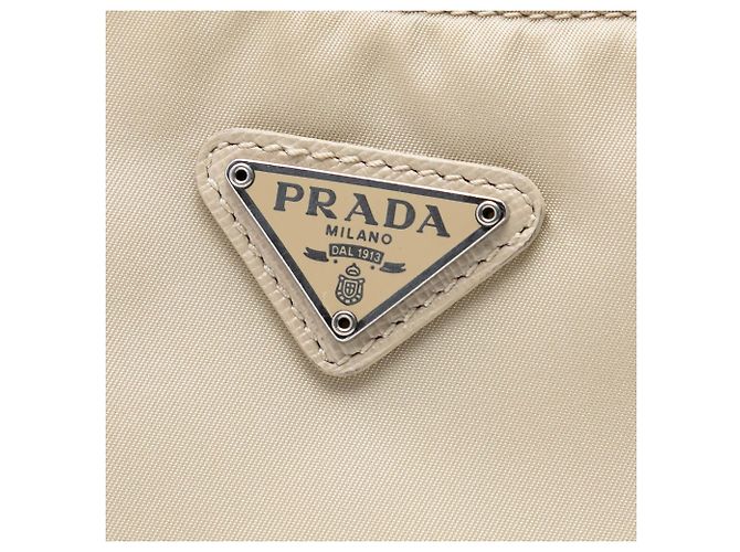 Saffiano Borsa a tracolla Prada Re Nylon Re Edition 2005 Beige - vista 5