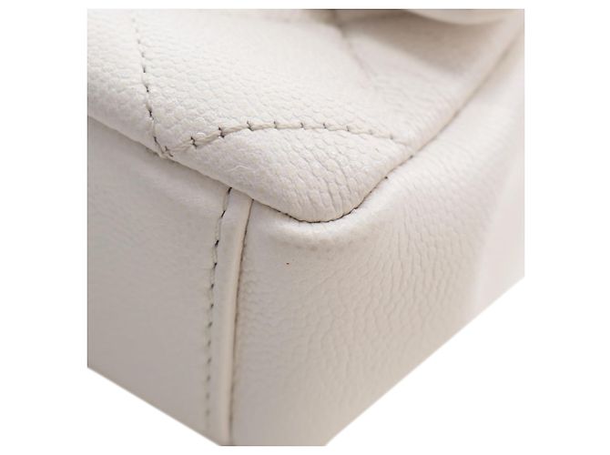 Bolso bandolera Chanel Small Quilted Caviar My Everything Flap Blanco - vista 11