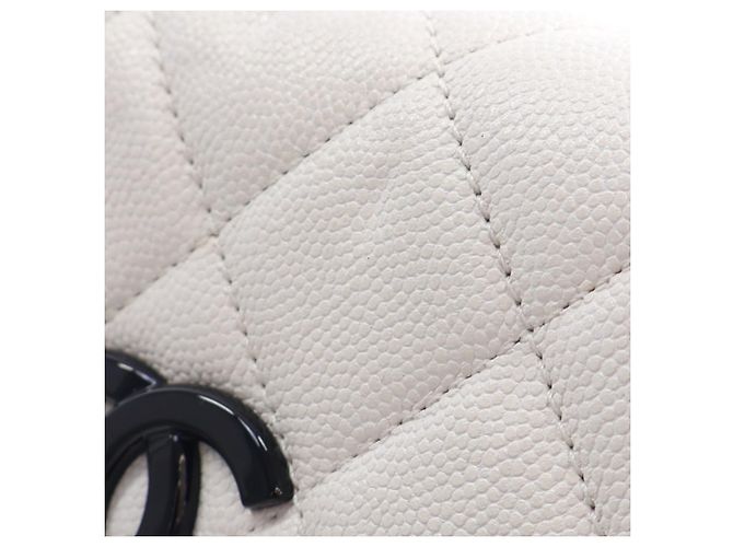 Bolso bandolera Chanel Small Quilted Caviar My Everything Flap Blanco - vista 13
