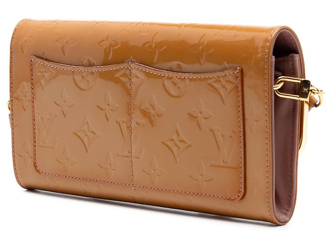 Borsa a tracolla Louis Vuitton Monogram Vernis Rossmore MM marrone - vista 2