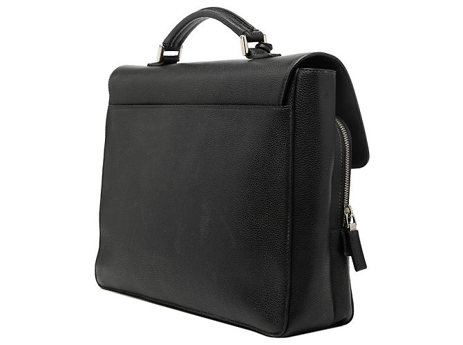 Borsa Business in Pelle Nera Prada Nero - vista 2