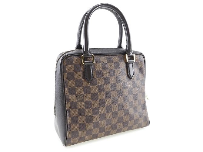 Borsa Louis Vuitton Damier Ebene Brera Marrone - vista 2