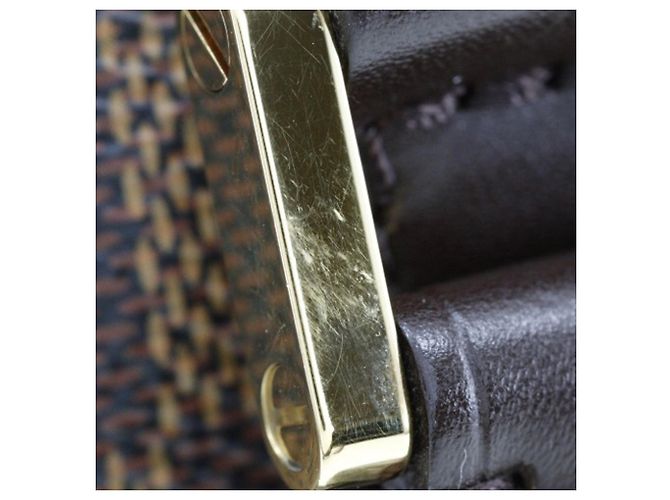 Borsa Louis Vuitton Damier Ebene Brera Marrone - vista 6