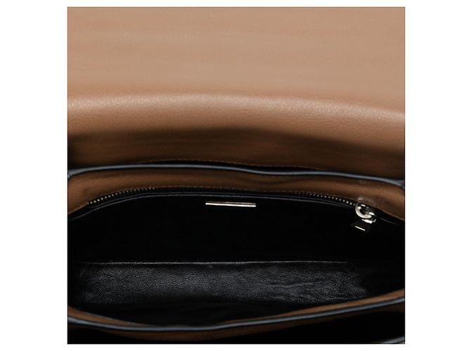 Borsa a tracolla Arcade in pelle glacata Prada marrone - vista 4
