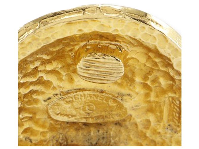 Orecchini a clip Rue Cambon Crest placcati oro Gold Chanel Gold Plated D'oro - view 13