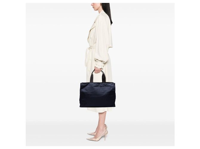 Tote Prada Tessuto blau - Ansicht 7