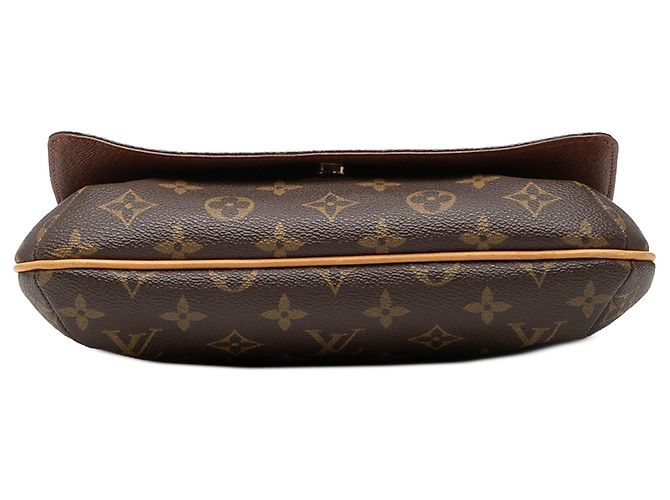 Borsa a tracolla Louis Vuitton Monogram Musette Tango con tracolla corta marrone - vista 3