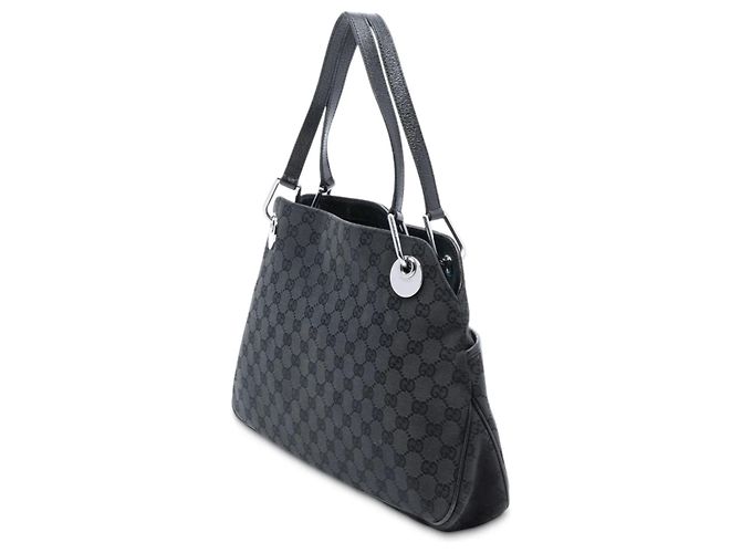 Gucci Medium GG Canvas Eclipse Schultertasche schwarz - Ansicht 2