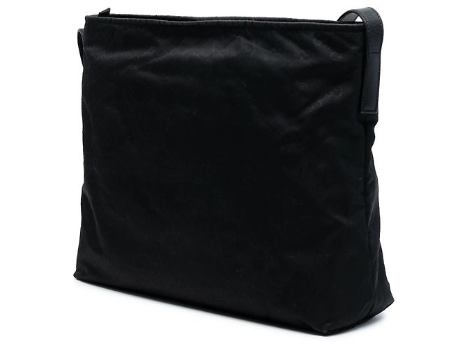 Borsa a tracolla Gucci GG in nylon nero - vista 2
