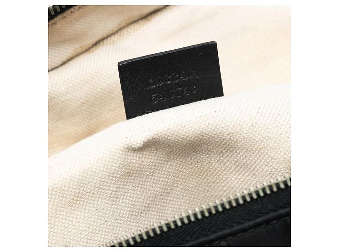 Borsa a tracolla Gucci GG in nylon nero - vista 6