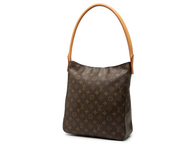 Borsa a tracolla Louis Vuitton Monogram Looping GM marrone - vista 2