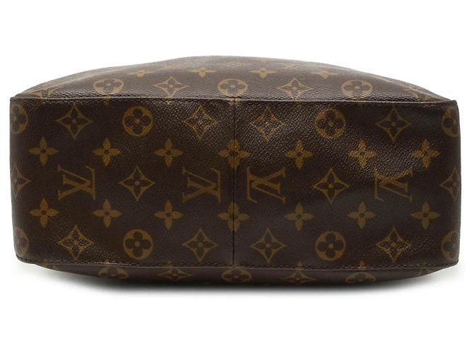 Borsa a tracolla Louis Vuitton Monogram Looping GM marrone - vista 3
